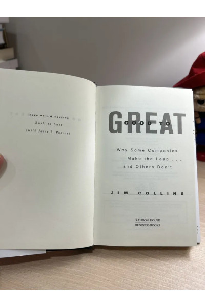 good to GREAT - Jim Collins