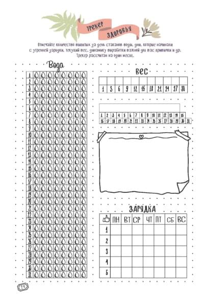 Bullet Journal. Шаблоны! Списки! Трекеры! Более 100 чистых страниц в точку! Звездный единорог