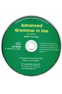 Advanced Grammar in Use (3rd Edition) Book with Answers and CD-ROM Учебник английского языка с ответами